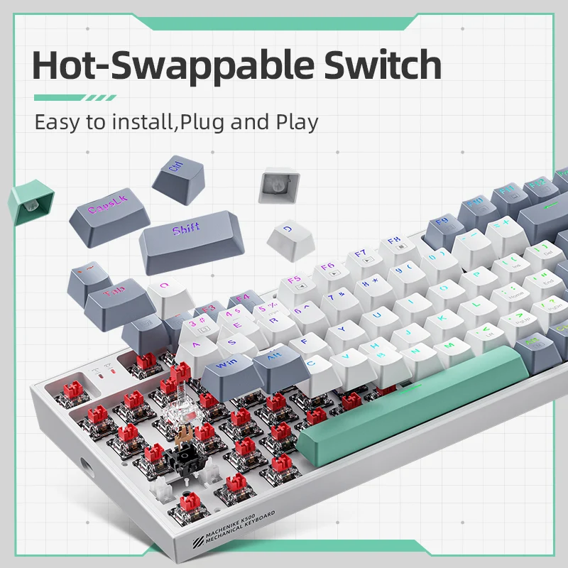 K500 Wired Mechanical Keyboard - Image 4