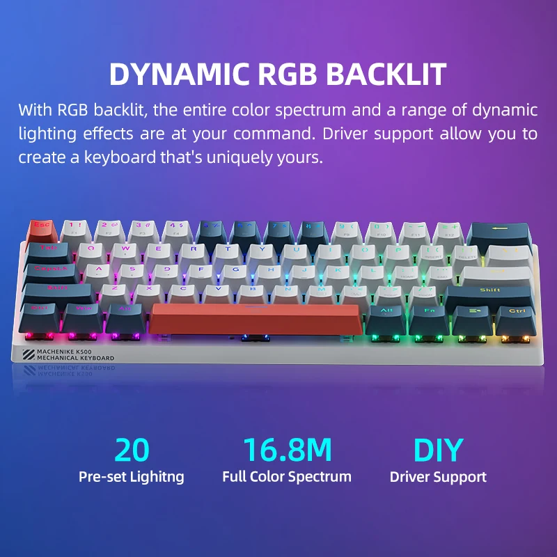 K500-B61 Wired Mechanical Keyboard - Image 4