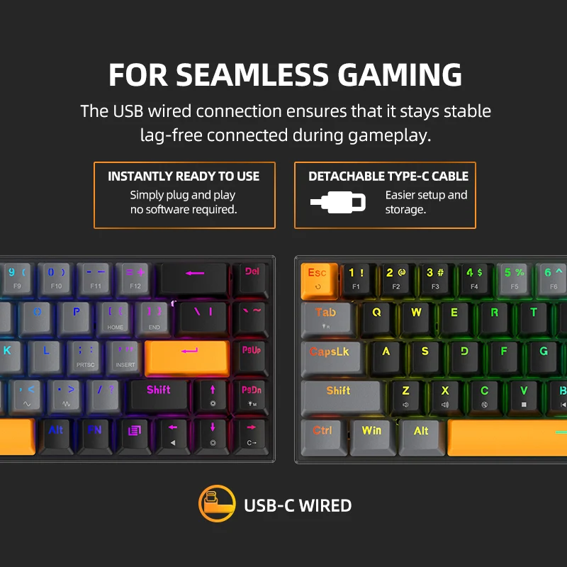 K500-B68 Mechanical Keyboard - Image 6
