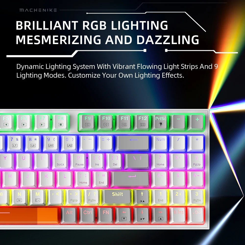 K500-B94 Wired Mechanical Keyboard (Mixed Light) - Image 6