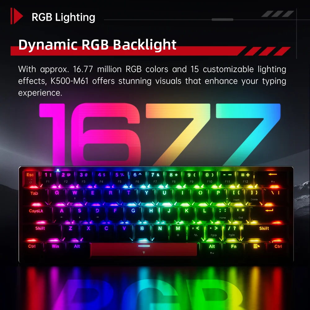 K500-M61 Magnetic Switch Keyboard - Image 6