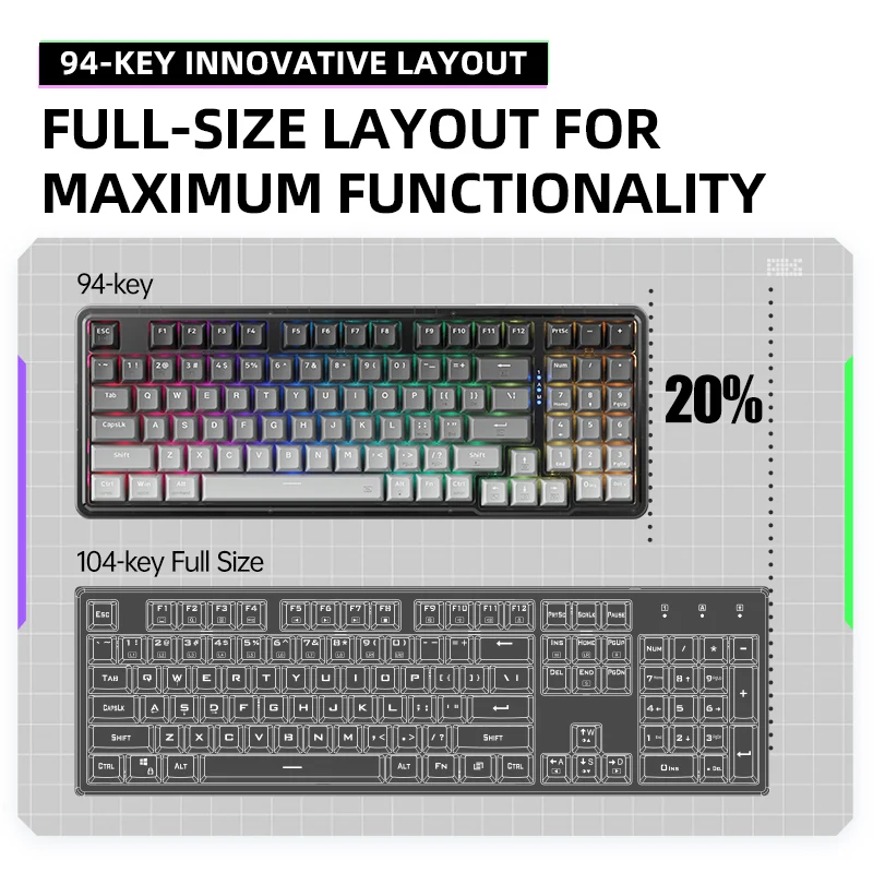 K500F-B94 Mechanical Keyboard - Image 8