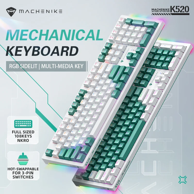 K520 Wired Mechanical Keyboard - Image 2