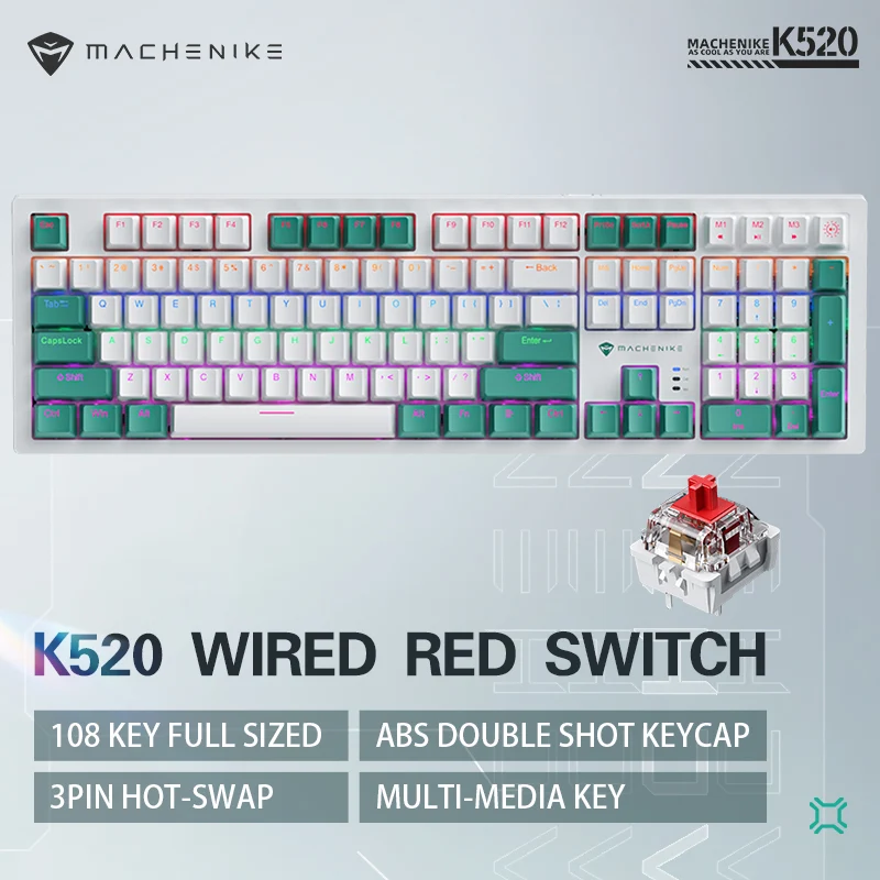 K520 Wired Mechanical Keyboard - Image 9