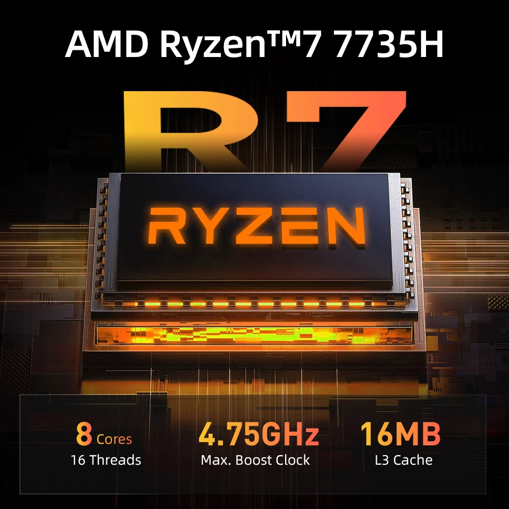 Machenike L16A AMD Ryzen 7000 Series (16”) Laptop - Image 3